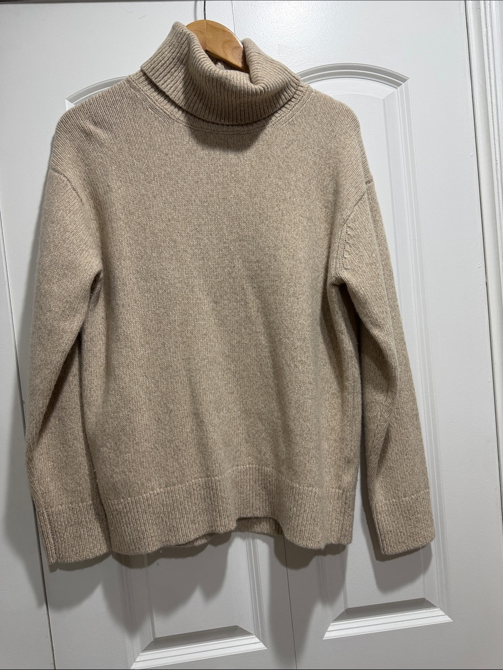 American Eagle Outfitters Beige Turtleneck Sweater